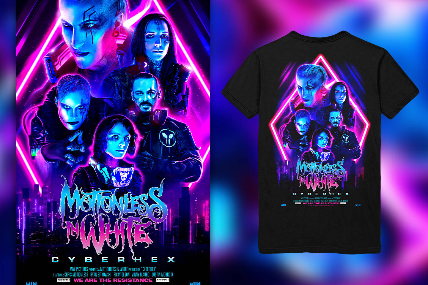 Motionless In White Cyberhex Poster