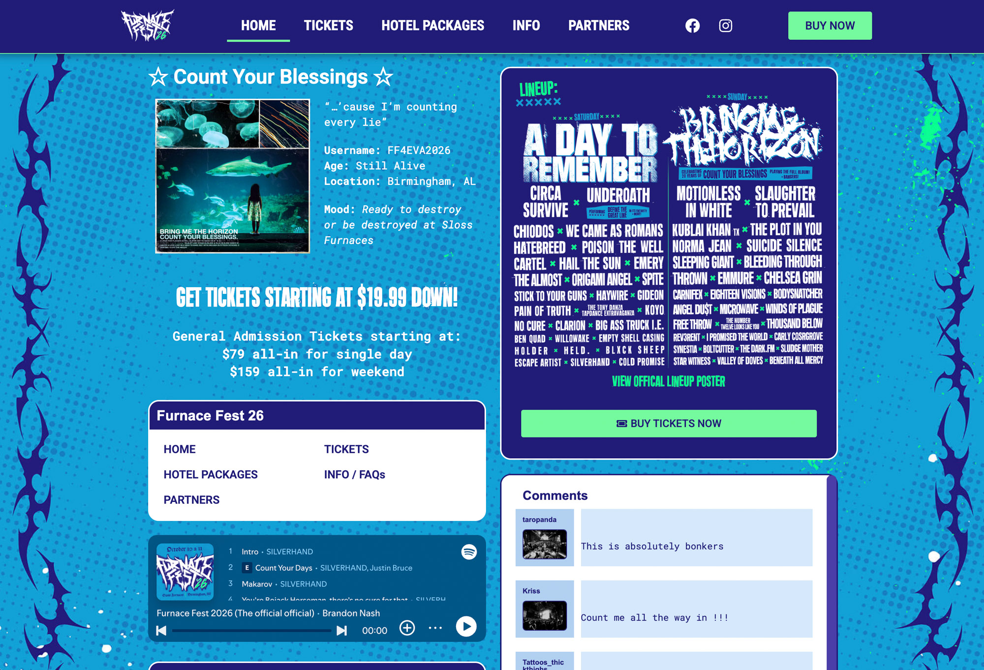 Furnace Fest Website 2